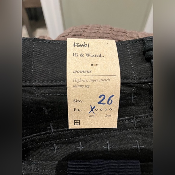 KSUBI Jeans, ladies sz 26 waist, 30 length. New with tags - Picture 5 of 9